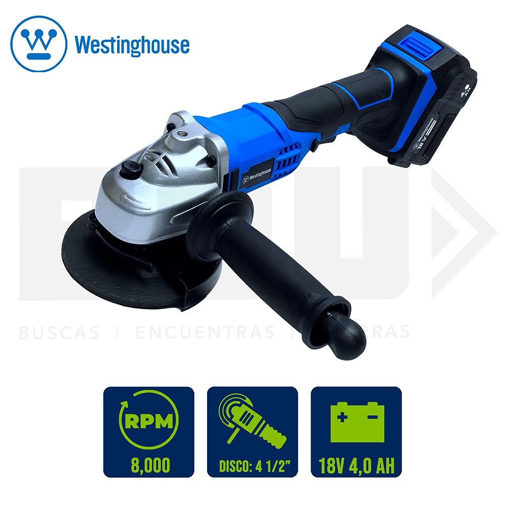 PULIDORA ANGULAR INALAMBRICA 4 1/2PULG 18V PT10140 (NC)