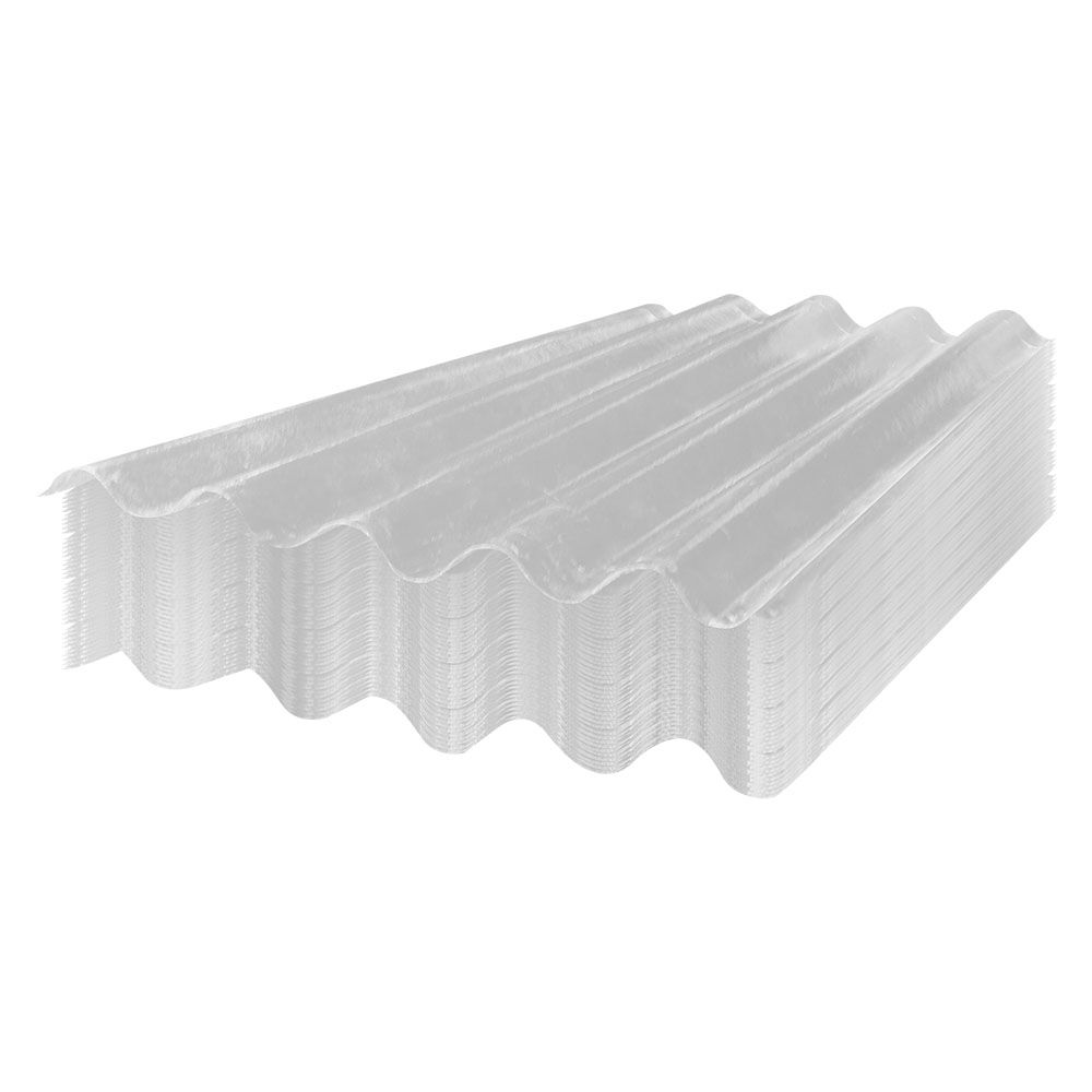 LAMINA PLAST CANAL DURALITA P7 CAL. 100 BLANCO NAT. 6 PIES