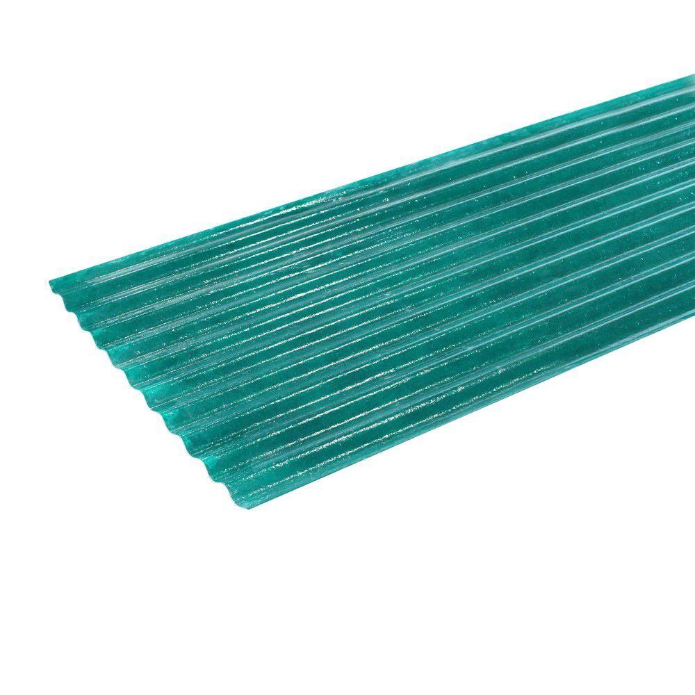 LAMINA PLAST CANAL DURALITA P7 CAL. 100 VERDE 9 PIES