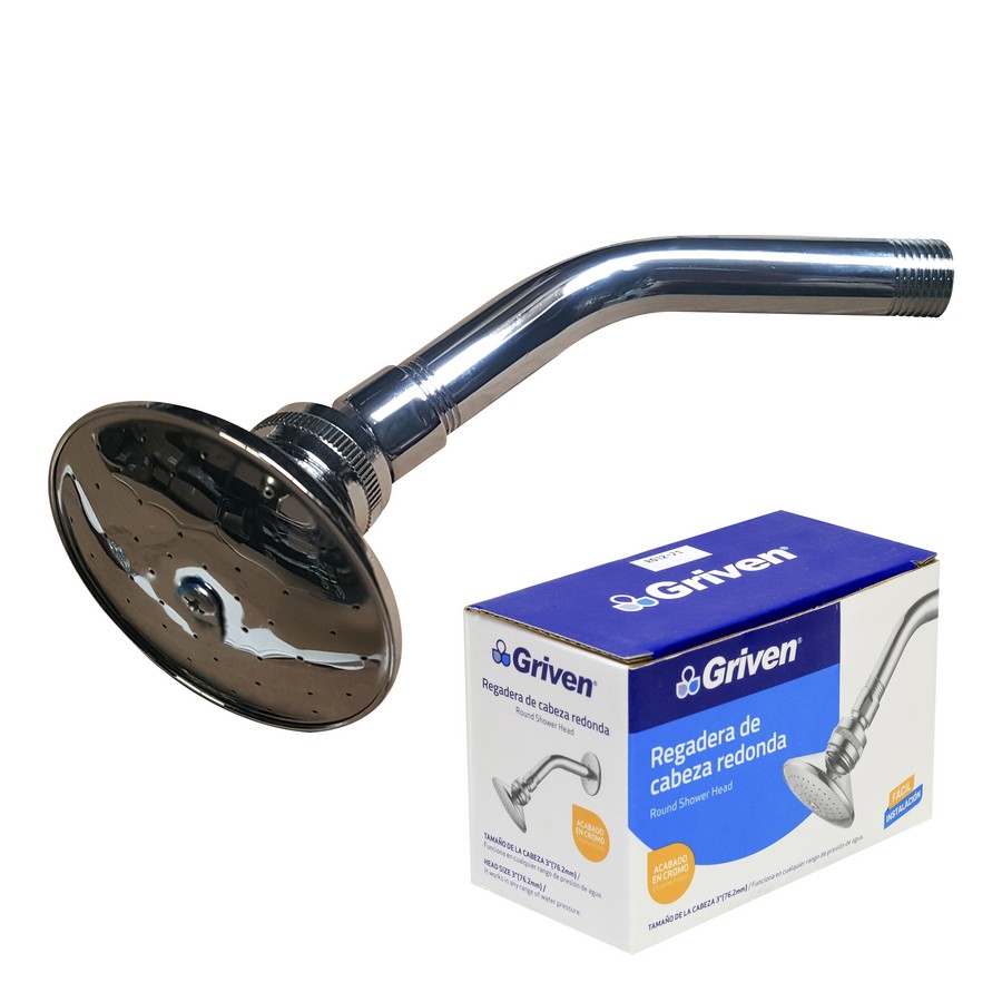 REGADERA METAL CON NIPLE A145-D8610