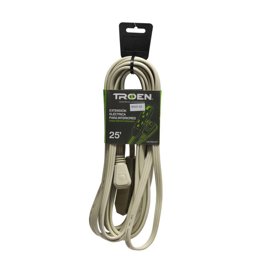 EXTENSION ELECT. INT. 25PIES 16/3 A136-F0602-25FT