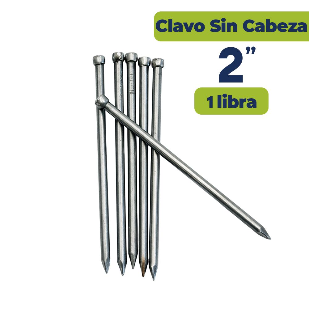 CLAVO ALAMBRE SIN CABEZA 2 (LBS)