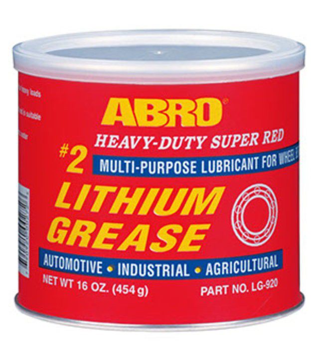 GRASA LITIO ROJA ALTA TEMPERATURA #2 ABRO LATA 16OZ. LG-920