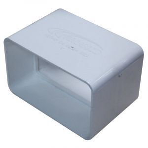 UNION P/BAJANTE RECTANG. PVC AMANCO 915532