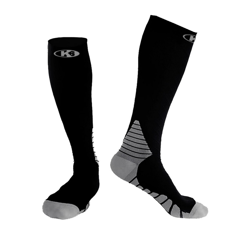 MEDIAS DE COMPRESIÓN PARA CORRER M GRIS 63001 (PAR) (NC)