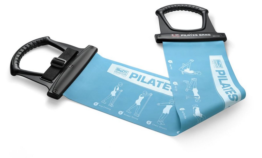 BANDA ELASTICA PARA PILATES NEGRO/AZUL SOL-BB-2350BL-B