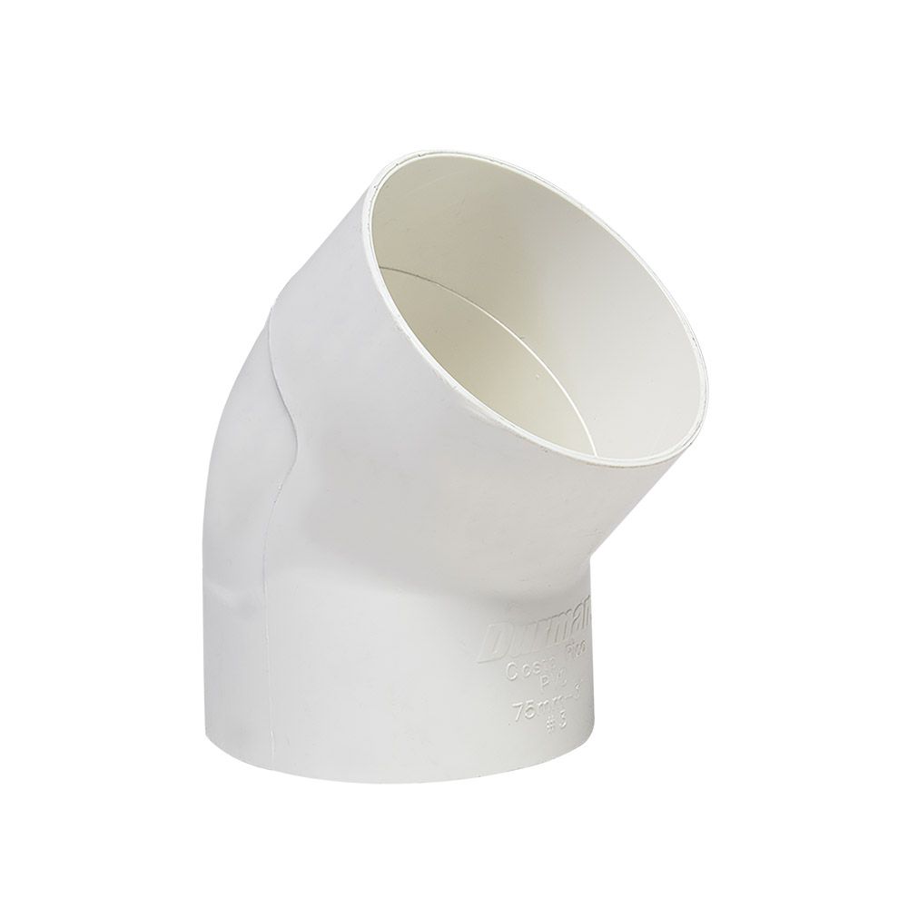 CURVA PVC 3 * 45