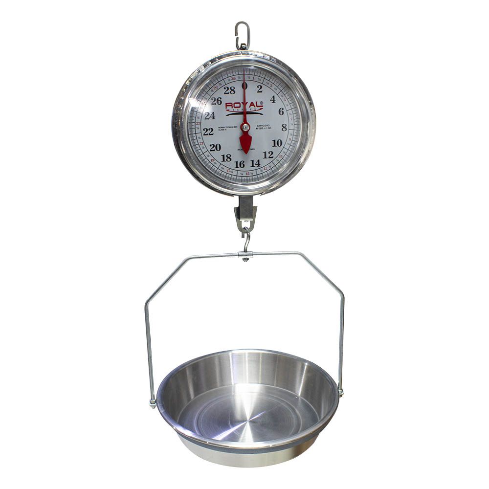 BASCULA ROYAL COLGAR 60 LBS | Almacenes Bou