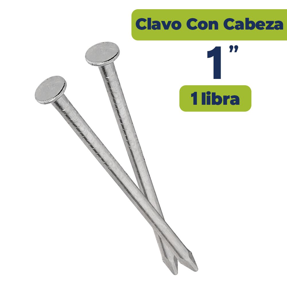 CLAVO ALAMBRE CON CABEZA 1 (LBS)