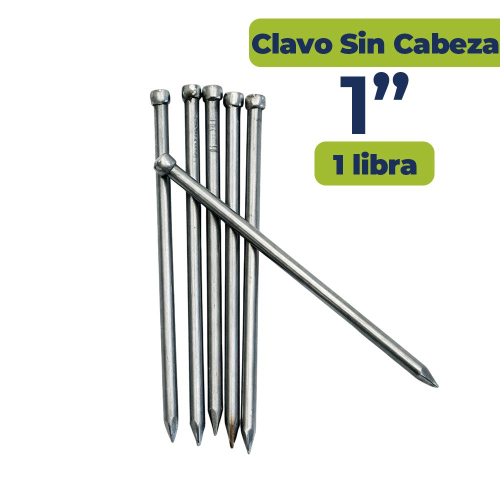CLAVO ALAMBRE SIN CABEZA 1 (LBS)
