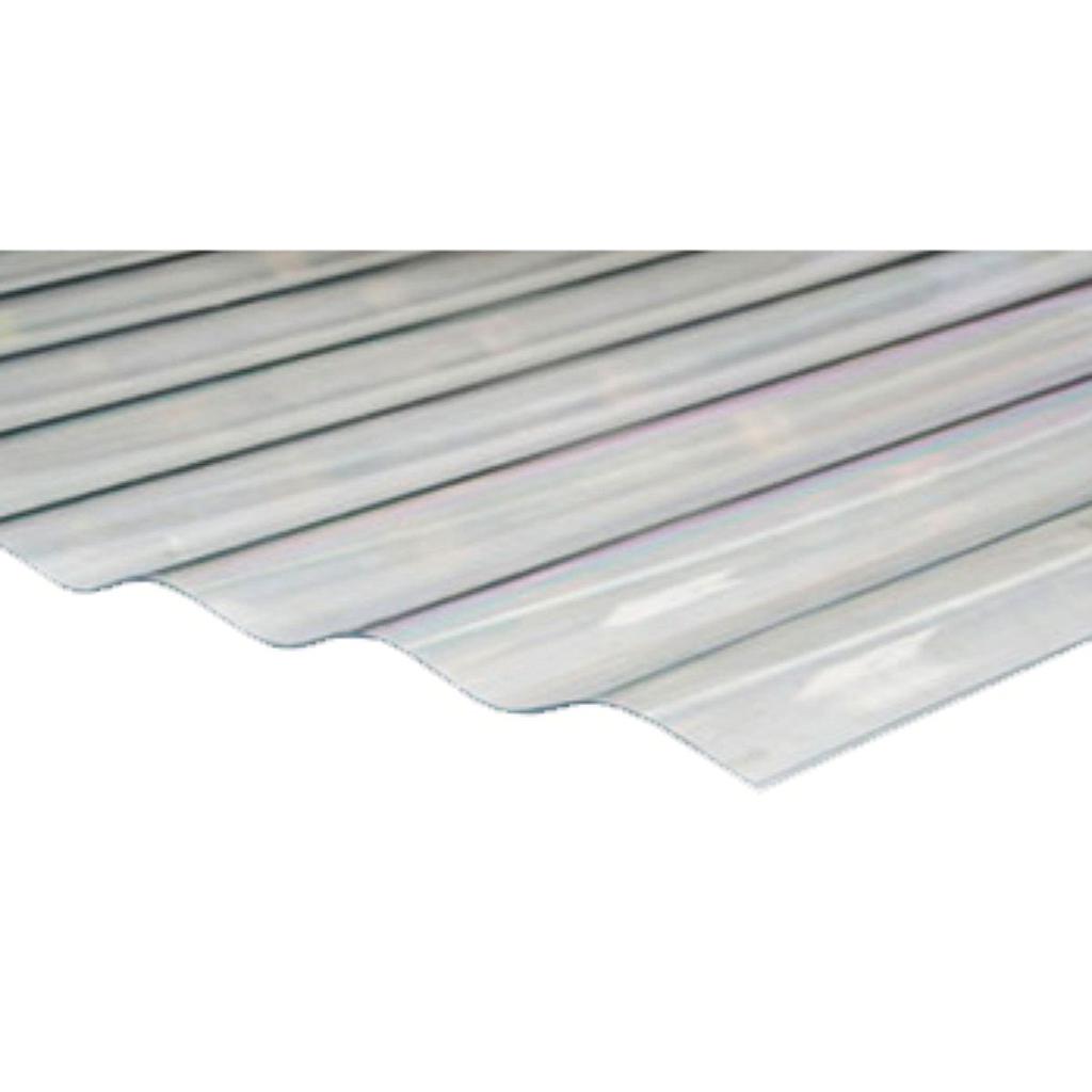 LAMINA PLAST CANAL RURAL CAL. 85 BLANCO NAT. 6 PIES