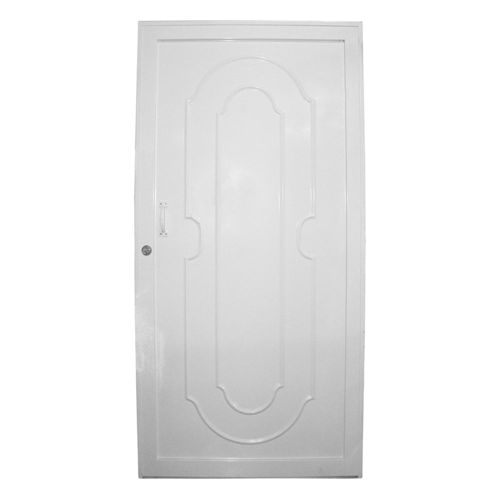 PUERTA METALICA ECON. ROMANA 2X1 MTS. DER. C/MOCHETA HECASA