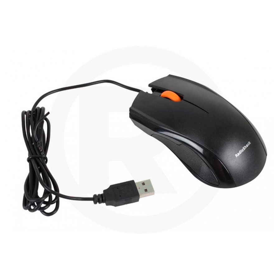MOUSE ALAMBRICO USB 2.0 NEGRO RADIOSHACK