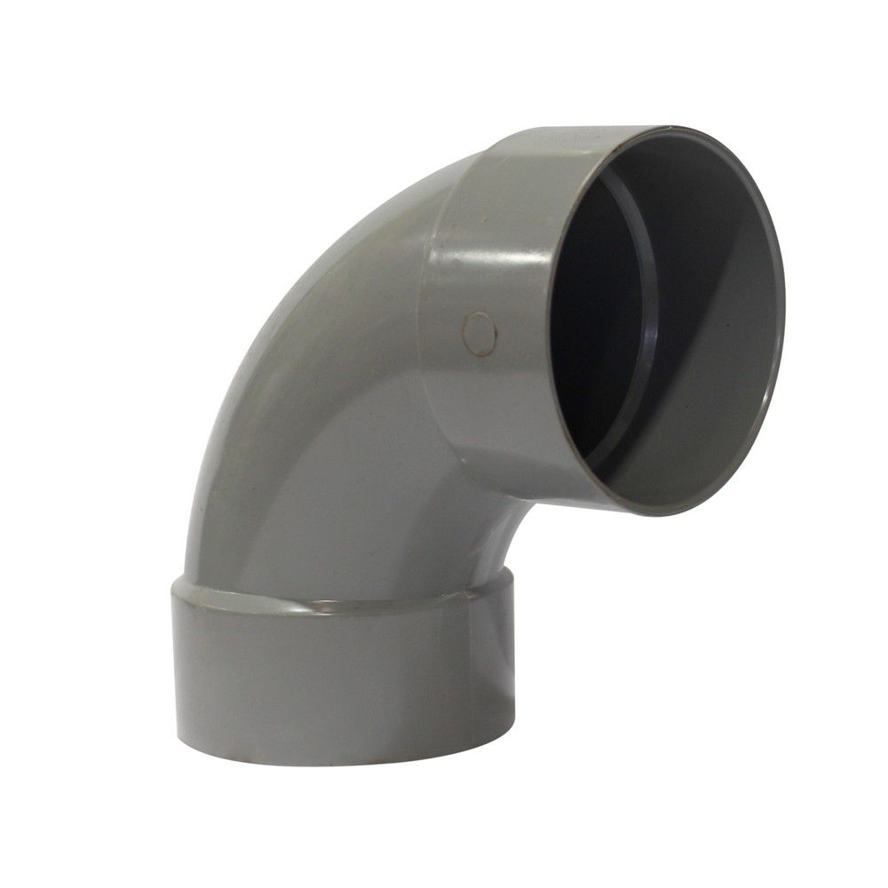 CURVA DRENAJE 90 3PLG. P/CANOA PVC LISA AMANCO 909821