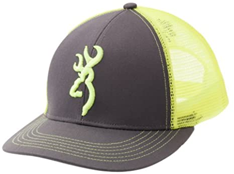 GORRA BROWNING CHARCOAL/NEON GREEN 308177541