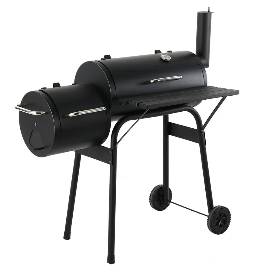 ASADOR DE CARBON TIPO DOBLE BARRIL HO-1411 (DESC)