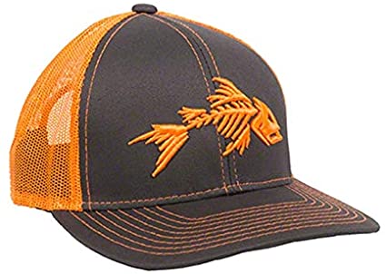 GORRA OUTDOOR SKELE BONE CHARCOAL ORANGE BON-800