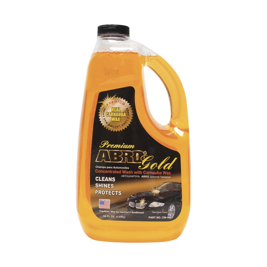 SHAMPOO PREMIUM CONCENTRADO C/CERA P/AUTO 64OZ. ABRO CW-990