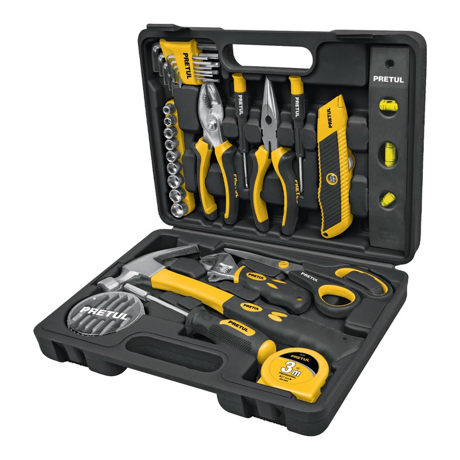 KIT HERRAMIENTAS 42 PCS. MANGO COMFORT TRUPER/PRETUL 22101