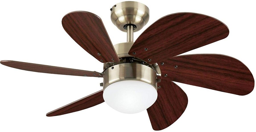 VENTILADOR RLV47 SKY MADERA OSCURA 30PULG