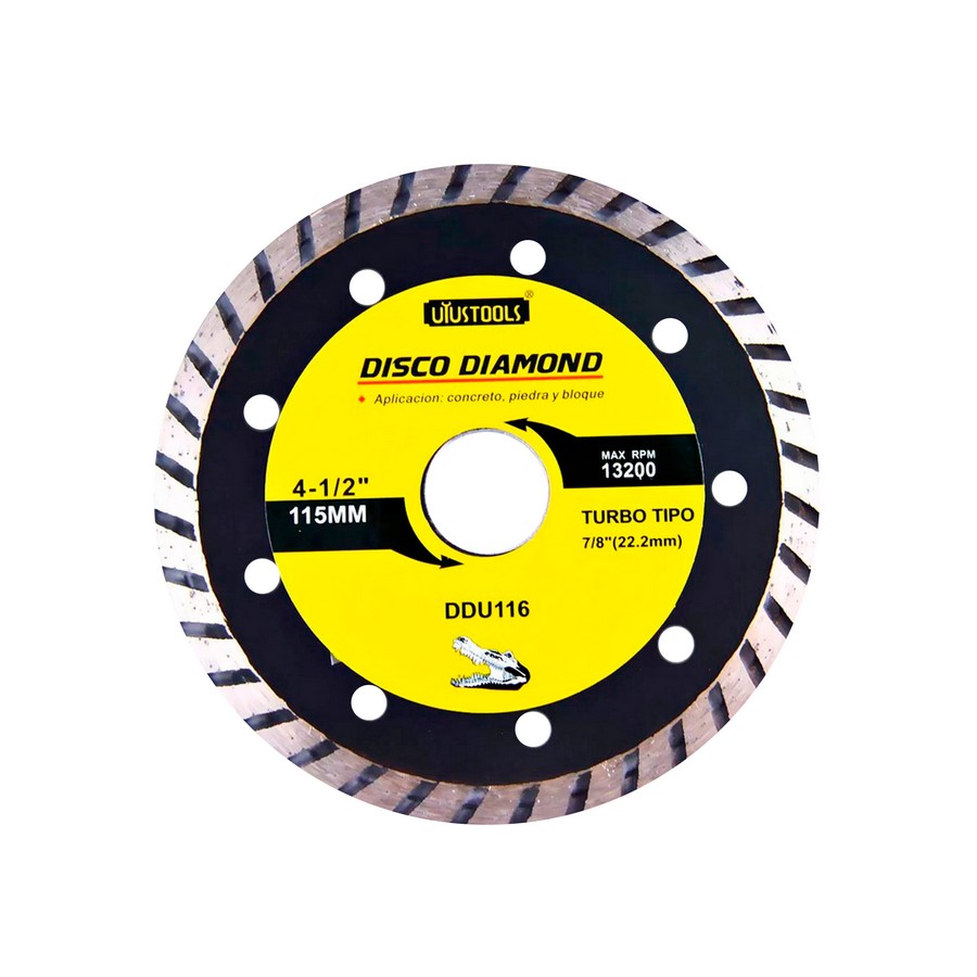 DISCO DIAMANTE 4 1/2 HUMEDO (TURBO) DDU116