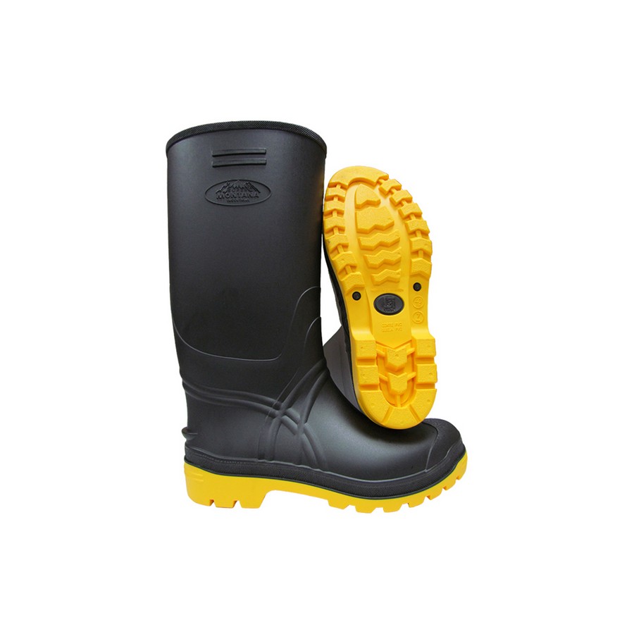 BOTA SUPER INDUSTRIAL NEGRA/AMARILLO Nº 37 (PAR)