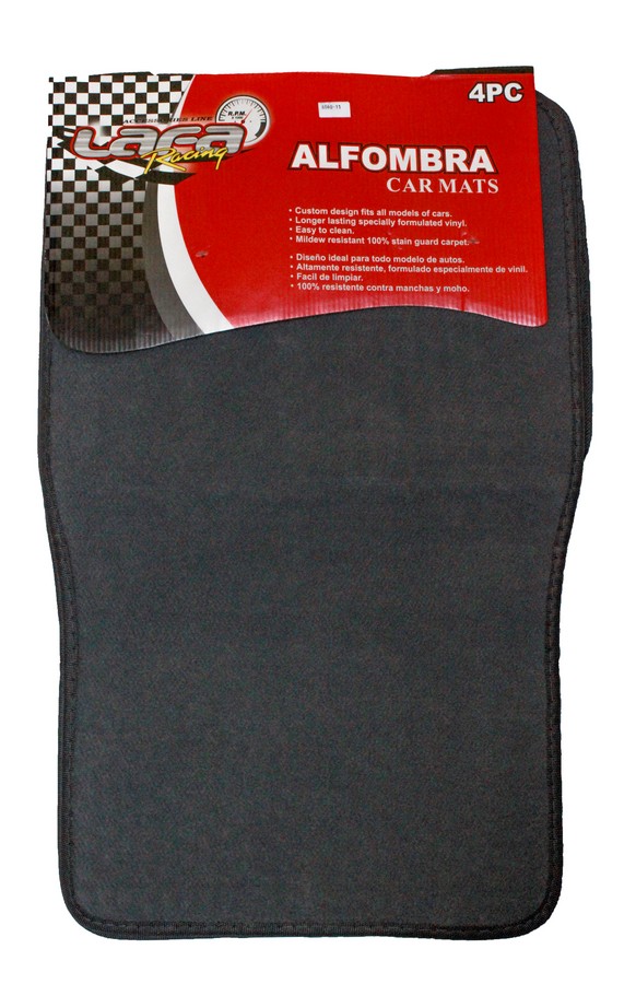 ALFOMBRA TELA 4 PZS GRIS 2009-G