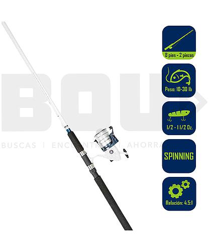 SPINNING COMBO OKUMA TUNDRA 65 8 PIES TBF-802-65