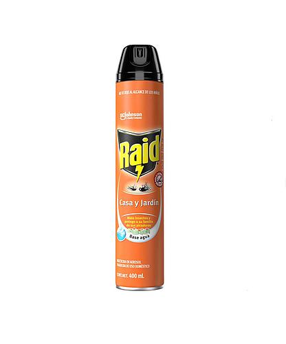 VENENO RAID CASA Y JARDIN AEROSOL 400ML