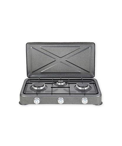 COCINA GAS 3 Q. DELUXE EF-5961G(S)