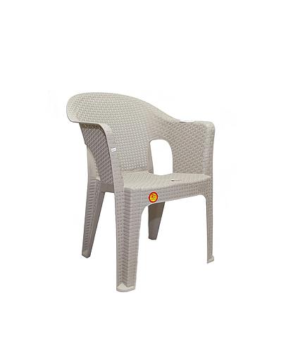 SILLA PLASTICA T/RATAN C/APOYO BRAZOS 175-310