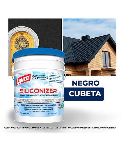 IMPERMEABILIZANTE SILICONIZER NEGRO CUBETA LANCO RC-203-2