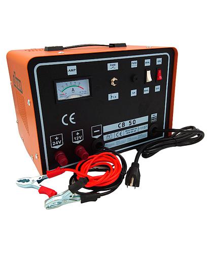 CARGADOR DE BATERIAS 12-24V JUBA 50AMP 110V CB-50