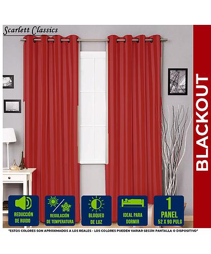 CORTINA P/SALA BLACKOUT AMANDA 52 X 90 PULG IBIS SCR-8024