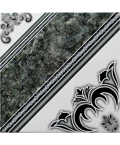 CERAMICA INCEFRA GEOMETRICO VERDE 45X45CM  PD35720 (NC)