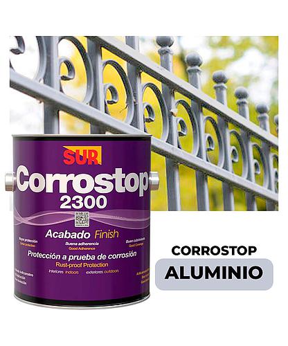 ANTICORROSIVO CORROSTOP 2300 ALUMINIO GALON SUR