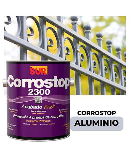 ANTICORROSIVO CORROSTOP 2300 ALUMINIO 1/4 GAL. SUR