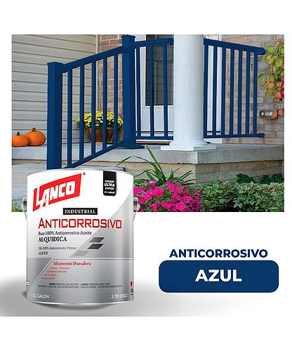 ANTICORROSIVO BRILLO INDUSTRIAL AZUL GLN LANCO