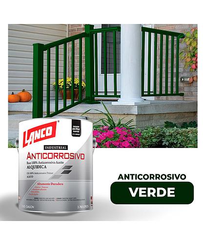 ANTICORROSIVO BRILLO INDUSTRIAL VERDE GLN LANCO