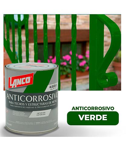 ANTICORROSIVO MATE PLUS VERDE 1/4 LANCO