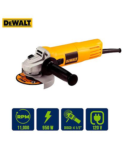 PULIDORA 4 1/2PLG. 950W VEL. VARIABLE DEWALT DWE4118-B3