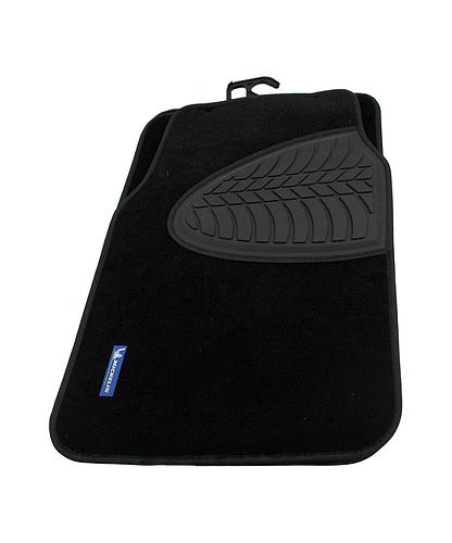 ALFOMBRA TELA 4 PZS NEGRA ML-5000-N