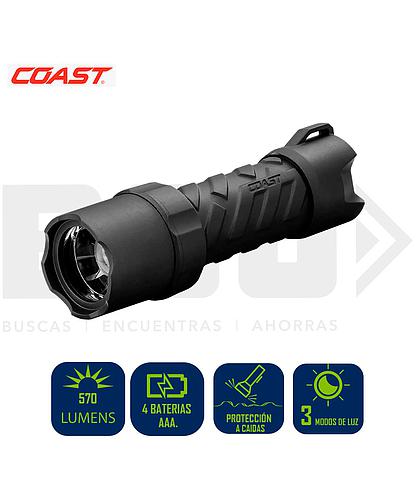 LAMPARA DE MANO LED DUO COAST 570LM X 233M BLK 21408