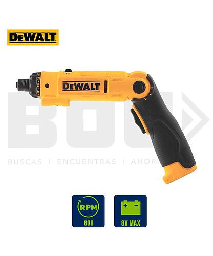 ATORNILLADOR INAL. 8V 600RPM C/SET 42 PUNTAS DEWALT DCF008