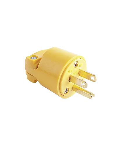TOMA CTE. MACHO POL. 15A 125V 4867