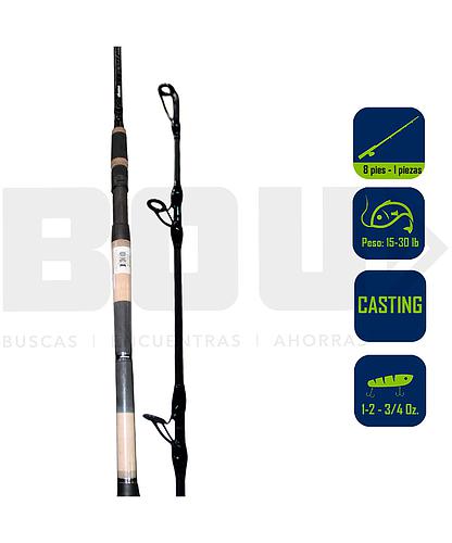 CAÑA PESCA OKUMA CASTING 8PIES PCHI-C-801-MH