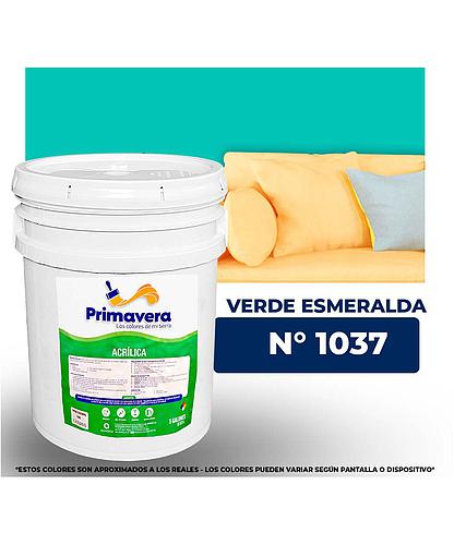 VINILICA  PRIMAVERA  VERDE ESMERALDA   Nº 1037  CUB.