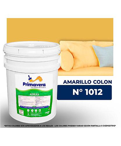 VINILICA  PRIMAVERA  AMARILLO COLON. Nº 1012  CUB.