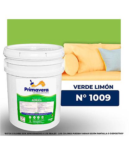 VINILICA  PRIMAVERA  VERDE LIMON Nº 1009  CUB.
