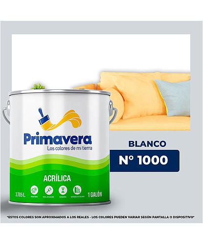 VINILICA  PRIMAVERA  BLANCO  Nº 1000  GALON
